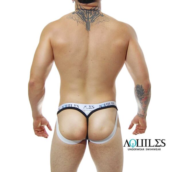 TANGA CON SUSPENPENSORIO BLANCA - Imagen 3